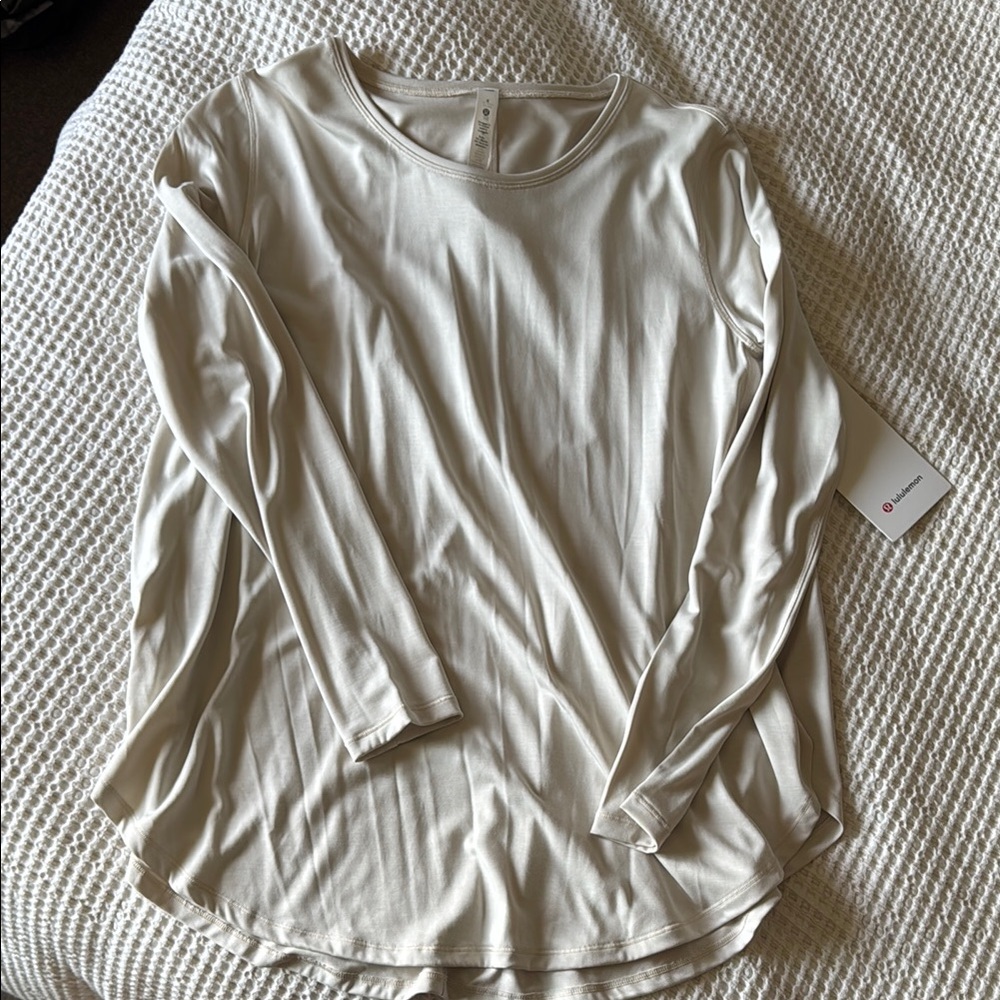 Lululemon Draped Bum Covering Long Sleeve